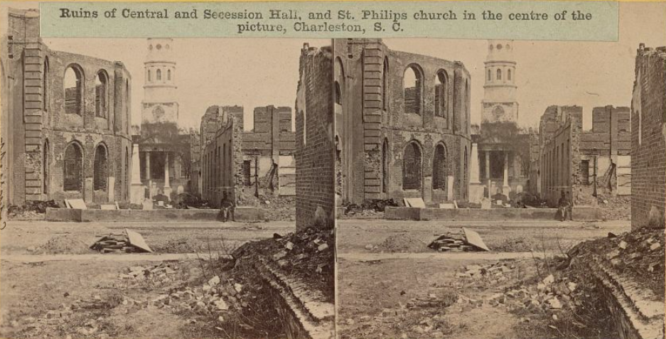 Charleston Destruction 1861 1865 Civil War