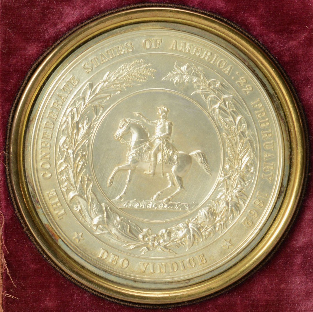Deo vindice national motto of the CSA Seal of the Confederate States