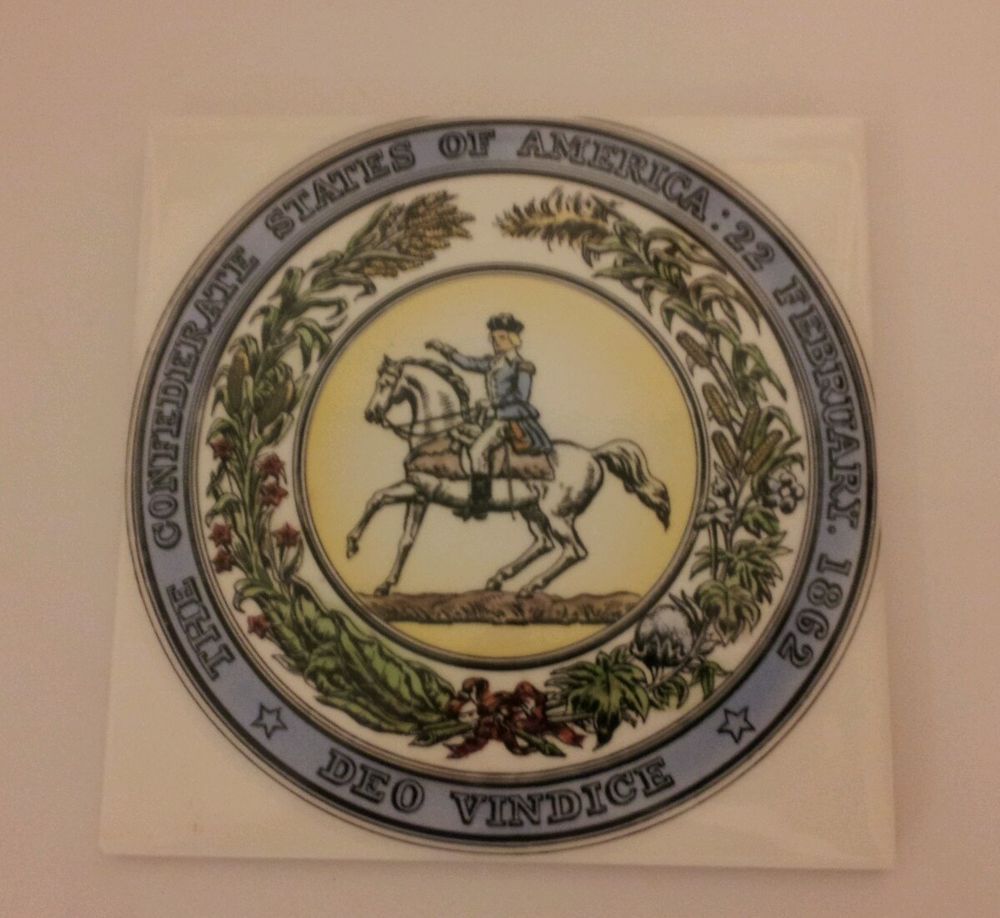 Deo vindice national motto of the CSA Seal of the Confederate States