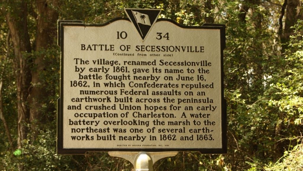 Battle of Secessionville Memorial Service 2020 at Fort Lamar, James Island, South Carolina Battle of Secessionville Memorial Service 2020 at Fort Lamar, James Island, South Carolina