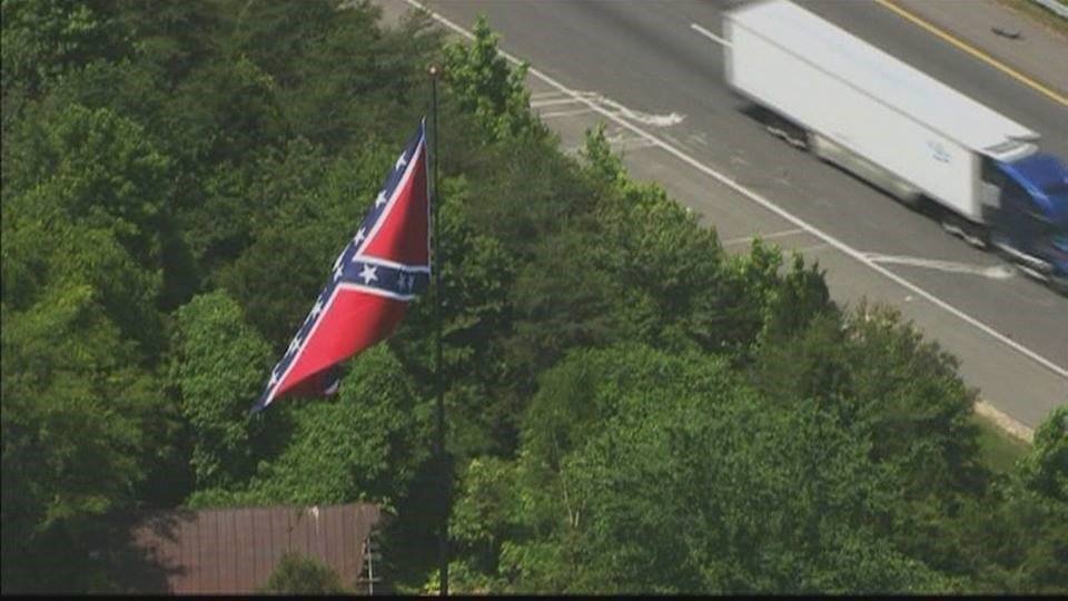 I-95 Confederate Flag of Fredericksburg I-95 Confederate Flag of Fredericksburg