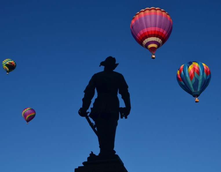 Lee-Jackson Day parade in Lexington every year. A monument to Thomas J. “Stonewall” Jackson in Lexington Virginia